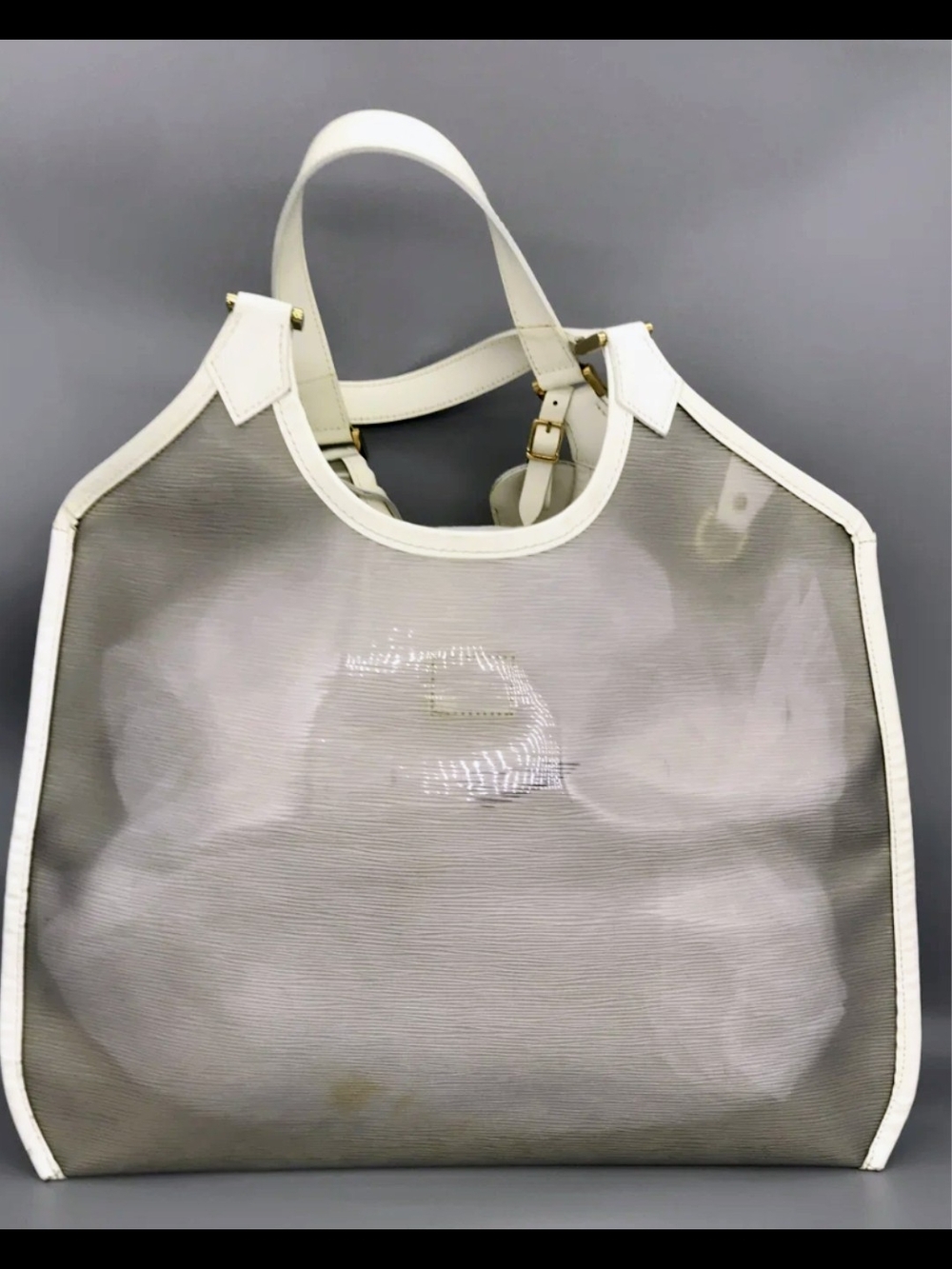 Authentic Louis Vuitton Epi Plage Lagoon Bay Beach Vinyl Tote Bag Limited 2001 - Picture 2 of 15
